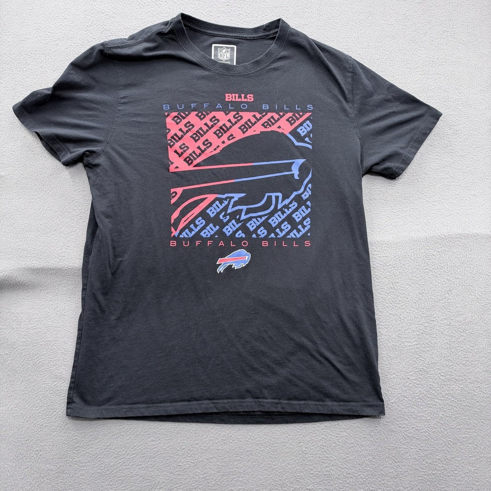 Buffalo Bills Shirt Mens XL Black NFL Football Graphic Tee NFL Team Apparel